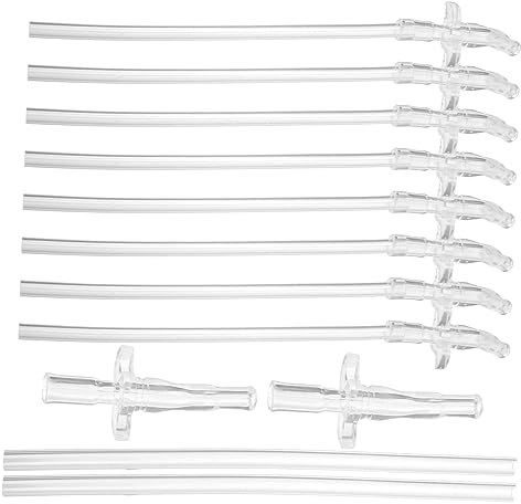 Healvian 5PCS Cannuccia in Silicone Paglia Borraccia Cannuccia Bambini A Prova Di Perdite Cannucce di Ricambio per Bottiglia Cannuccia Pancia Elasticità Bottiglia Di Succo