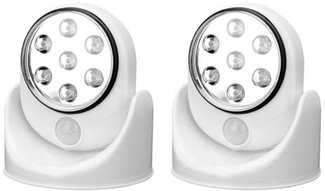 Mikikit 2 Stück Bewegungssensor Licht Led Korridorlicht Nachtlicht Mit Pir Bewegungsmelder Innen Für Flur Schlafzimmer Garten 25-30 Sek. Automatische Abschaltung Batteriebetrieben