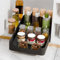 Giklux Ausziehbare Schublade Küche, 25CM Ausziehbarer Schrank Organizer für Gewürzregal, Küchen, Schlafzimmer, Kleiderschrank, Teleskopschublade Zum Kleben, Küchenschrank Organizer Ausziehbar, Schwarz
