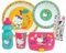 Fun House - Juego de vajilla de Hello Kitty para niños de 3 años | Plato de 22 cm, plato hondo, diámetro de 16 cm, cristal, 220 ml, botella de 350 ml, caja de degustar cubiertos H13,5 cm, licencia