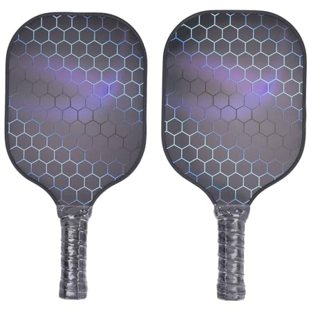 Keenso Ballschläger-Set, 2-teilig, Professionelles, Leichtes Ballschläger-Set mit Wabenkern und Hoher Elastizität aus Kohlefaser für Indoor- und Outdoor-Sportarten