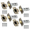 Tubular Latches Mortice Door Latch | Antique Brass | 2.5 Inch / 66mm | Pack of 4