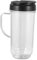 Angoily 22oz Vaso Mezclador Grande Tapa y Asa Recipiente De Repuesto De Plástico para Batidoras Accesorios para Bebidas y Jugos