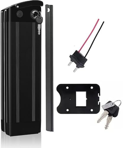 48V 8Ah 10Ah 15Ah 18Ah 20Ah Ebike Battery with Charger, 48V Folding Electric Bike Bicycle Battery Pedelec Battery with 2 Port, Safe Lock for 250W 500W 1000W Motor 48V 15Ah,3