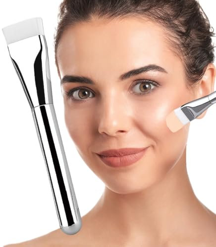 Brocha de base líquida, espátula de maquillaje líquido, herramientas de maquillaje profesional, almohadilla correctora para aplicación de crema y polvo