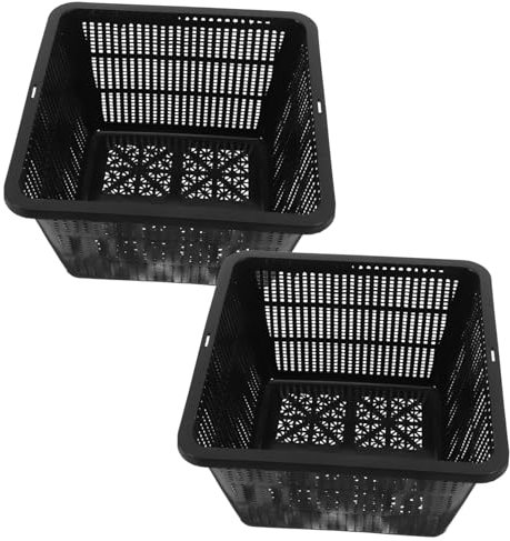 VANZACK 2pièces Paniers Hydroponiques Plastique pour Culture Soilless Accessoire De Jardinage pour Plantes Aquatiques Et Légumes Intérieur