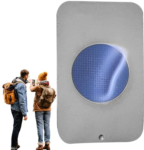 Fornello portatile da campeggio – Fornello a combustibile solido da 0,5 pollici, bruciatore leggero, in acciaio inox con design pieghevole, zaino per campeggio, escursioni, picnic, cucina, avventura