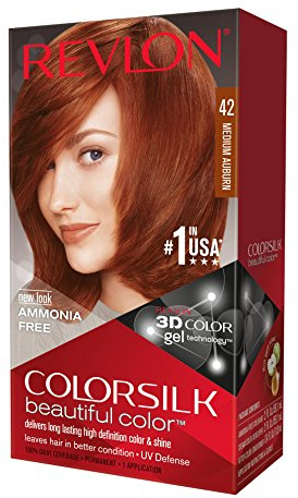 Revlon Colorsilk Haircolor, Medium Auburn, 4.40 Total Ounces by Revlon