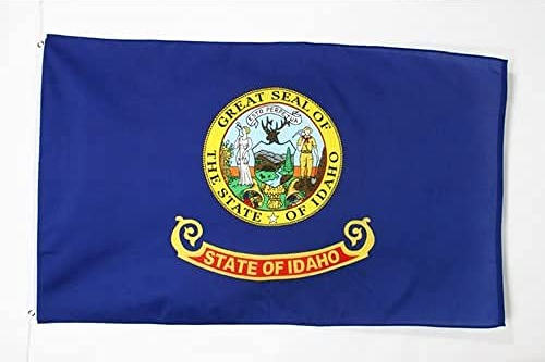 AZ FLAG - Flagge Idaho - 150x90 cm - Bundesstaat Idaho Fahne 100% Polyester mit Messing-Ösen - 110g