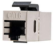 NanoCable 10.21.0503 - Empalme para cable de red Ethernet RJ45 para panel de parcheo o roseta, hembra-hembra, Cat.6, STP