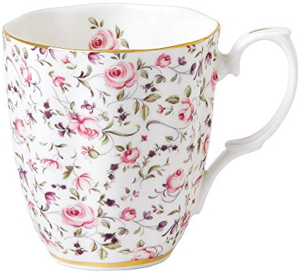 Royal Albert Becher, Motiv: Rosen, 0,4 l, Mehrfarbig