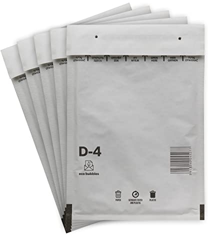50 Versandtaschen Luftpolsterumschläge haftklebend Luftpolsterversandtaschen Luftpolstertaschen Gr. D4 weiß D/4 (200mm x 275 mm) Umschläge gepolstert Polsterumschlag Taschen