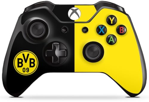 DeinDesign Skin kompatibel mit Microsoft Xbox One Controller Folie Sticker BVB Borussia Dortmund Wappen