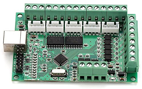 USB CNC Breakout Board Schnittstellenkarte CNC Interface Board Motion Graviermaschinensteuerung mit USB-Kabel