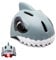Crazy Safety Kinder Fahrradhelm | Fahrradhelm Kinder 2-7 Jahren für Fahrrad, Skateboard, Radsport, Laufrad, Tretroller, Inlineskates | Leichter und Verstellbarer 3D Tierhelm 49-55 cm (Hai Grau)