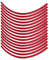 Rad Aufkleber, Fydun Reifen Aufkleber Universal Auto Motorrad Rad Reflektierende Nadelstreifen Aufkleber Band Aufkleber Dekoration Film Selbstklebend 6 Farben(Rot)