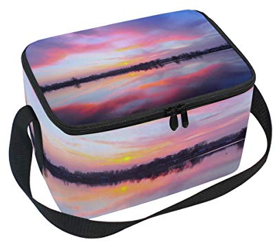 hengpai Cuxhaven Germany Lake Lunchbox Isolierte Lunchtasche Große Kühltasche Tragetasche für Kinder Damen Herren
