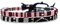 Made by Nami Boho Surfer-Armband 2er Set Damen & Herren - Handmade Strand Festival Accessoires - Ethno Hippie Style - Wasserfest & Verstellbar - Freundschaftsarmbänder Mädchen (Wein-Rot & Schwarz)