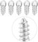 100 pièces vis dans le goujon de pneu roue antidérapante neige pointes de pneu garniture accessoires automatiques pour voiture SUV ATV vis pneu glace+clous pneus+clou pneu neige clou pneu neige clou