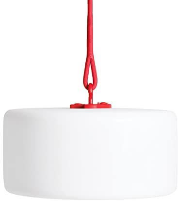 Fatboy Thierry le Swinger Rot | Stehlampe oder Hängelampe für Innen & Außen | ohne Kabel | aufladbar mit USB, 900.4093