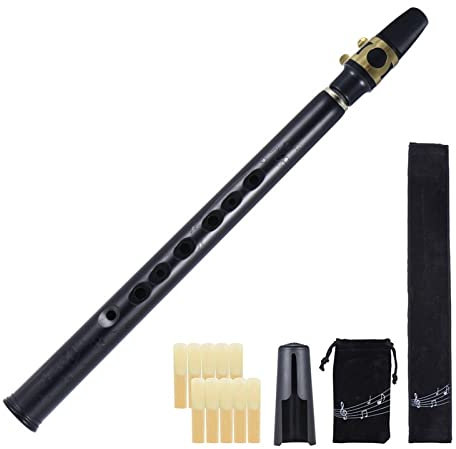 Saxophon Anfänger Kit Mini Pocket BB Saxophon Sax Abs Mini Sax Mit Alto- Mundwerkzeugen 10 Stücke Reed Tragen Tasche Holzwind Instrument