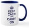 CafePress Keep Calm & Carry On Mug 11 oz (325 ml) Ceramic Coffee Mug