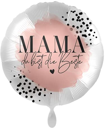 Folienballon Muttertag, Mama du bist die Beste, ca. 43 cm