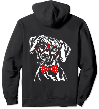 Lustiger Rhodesian Ridgeback Brille Hund Hunde Pullover Hoodie