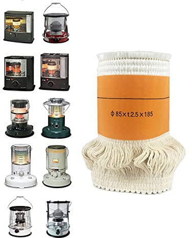 WJ 2/4/6/8 Stück Ersatzdochte for Heizöfen Im Innenbereich, 85 Mm Docht Aus Glasfaserwolle (Size : 1 Wick)