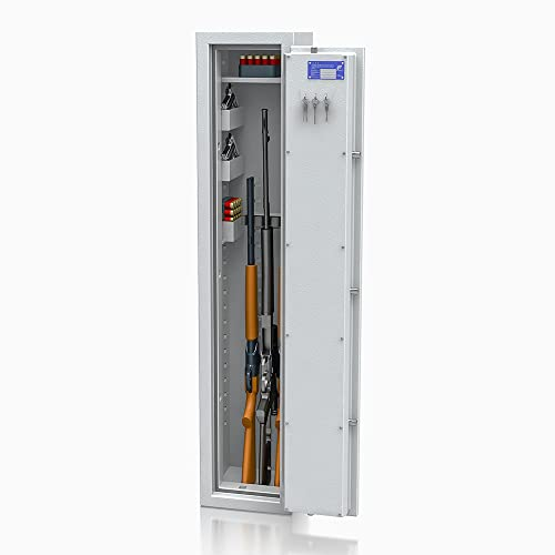 Waffenschrank Klasse 0 EN 1143-1 für 3 Langwaffen, Kurzwaffen & Munition (Elektronikschloss)