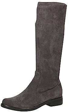 CAPRICE 9-25512-41, Stivali piatti Donna, Grigio (Dk Grey Str.), 37 EU