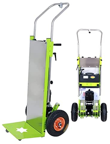 YESYUE Treppensteiger Sackkarre Elektrisch Sackrodel, Treppenauf Und Abstieg Mit 150Kg Last, Wagen Mit 800W Bürstenlosem Motor Und Herausnehmbarem 48V / 22AH Akku