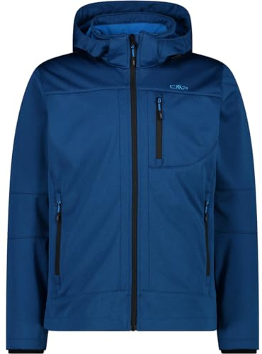 CMP - Man Jacket Zip Hood, Petrol Mel., 58