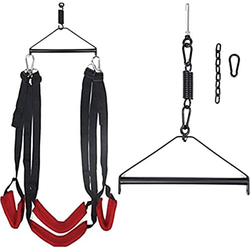 -Jéúx de Šéxé Joúétš Šéxúéls 100% Imperméable, Sans Odeur, Facile À Nettoyer Balançoire Rouge Réglable En Hauteur Vêtements de Šéxé/Black/A