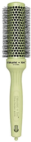 Olivia Garden Brosse à cheveux ronde thermique en céramique + ionique (non électrique), édition spéciale Blossom