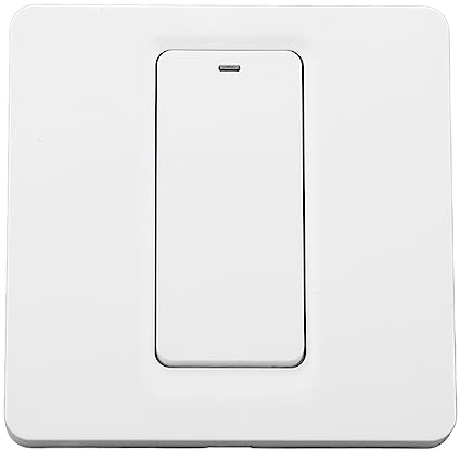 Interruttore WiFi Intelligente per scaldabagno, Interruttore a Parete per Caldaia Intelligente a Controllo vocale con Timer, Compatibile con Assistant e con l'app Smartlife