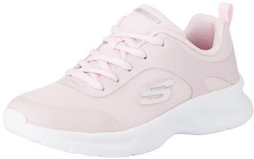 Skechers Ragazze, Sneaker, Light Pink Mesh Trim, 32 EU