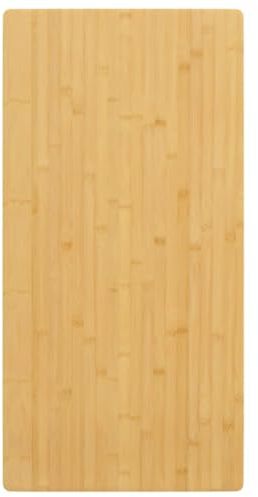 vidaXL Piano del Tavolo 50x100x1,5 cm in bambù