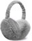 UQTUKO Ohrenwärmer, Faltbare Winter Ohrenschützer Verstellbarer Plüsch Earmuffs Warme Kälteschutz Kalte Ohrenschützer für den Winter Reiten für Damen, Herren und Kinder (Grau)