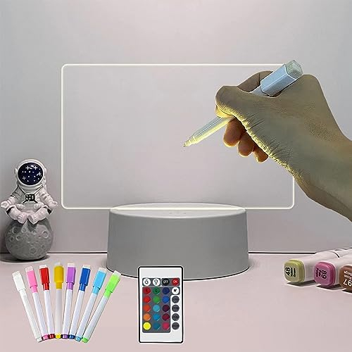 Geburtstagsgeschenk Für Frauen, Geschenke Für Freundin, Mama, Frau, Schwester, Mädchen, Kinder, Weihnachtsgeschenke Nachttischlampe Mit Led Letterboard 3d Nachtlicht Für Sie Jahrestag Hochzeit Quadrat