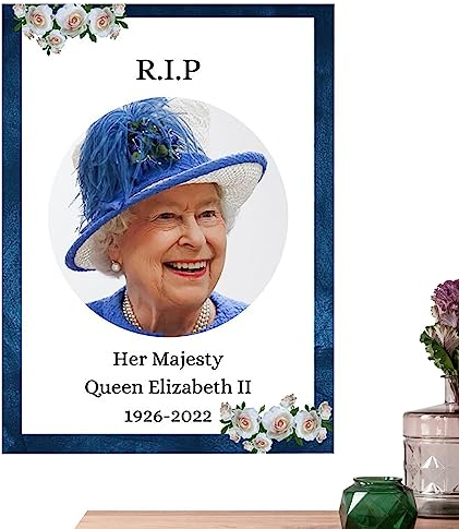 Holdes 2 Königin Elizabeth II. Poster - Queen Elizabeth Wanddekoration Poster | Dekorative Gemälde-Poster, patriotische Posterfarbe für Zuhause, Wohnzimmer, Schlafzimmer