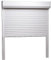 Gecheer Rollladen Sichtschutz Aluminium Gute Wärme- und Schalldämmung Rollladenpanzer Behang Rolladen Rolladenbehang Vorbaurollladen Vorbaurolladen Rollladenrollo 80 x 100 cm (B x H) Weiß