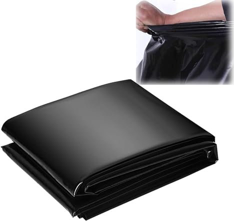 Teichfolie 0,2mm 2x3m 1x1m 5x5m 7x8m 12x12m Fisch Und Pflanzenfreundlich UV- Und Witterungsbeständig Schwimmteich Folie Gartenteich Teichplane Garten- Und Teichzubehör Teichfolien(Size:10x11m/33x36ft)