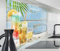timalo Spritzschutz Wand für Herd, Küche Küchenrückwand Glasoptik | Acryl Glas 2mm | Glasrückwand Acrylglas Wandpaneele Rückwandschutz Platte | 160x50cm Kuba Cocktails