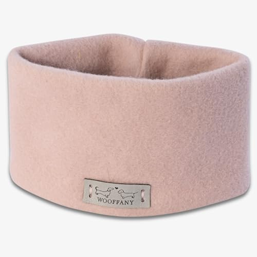 Loop-Schal WOOFFANY - Design Sarah - 100% Baumwollfleece - waschbar bei 30° - für kleine Hunde bis mittelgroße Hunderassen - Handgefertigt in Deutschland