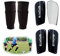 FIBOGOUP 2 Paar Schienbeinschoner Fussball Kinder und Herren - Mit Optimierter Einstecktasche - Anti-Rutsch Stutzen - (M schwarz+schwarz) - Schienbeinschoner Kinder Fussball
