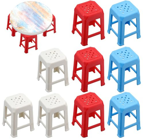 Tinoaly 9pcs Canvas Stand, 3 Colors Paint Stands Canvas Feet Risers for Painting Canvas Holder Easel Mini Anti-Slip Fluid Painting Supplies Plastic Paint Pouring Tools for Painting Canvas