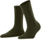 FALKE Damen Socken Softmerino W So Wolle Baumwolle einfarbig 1 Paar, Grün Artichoke 7436, 37-38