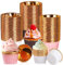 Cupcake Cases, 150PCS Cake Muffin Liners, Greaseproof Foil Baking Cups Paper Wrappers, Cupcake Cases for Baking, Muffin Cases for Baking for Birthday Wedding Party(3 Colors)