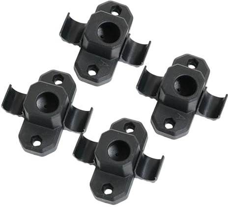 LeeQinersw 4 Stück Campingtisch Reparaturzubehör im Freien Tisch Bein Anschluss Einsatz Campingstuhl Anschluss DIY Möbelbefestigung, Lochdurchmesser 18mm